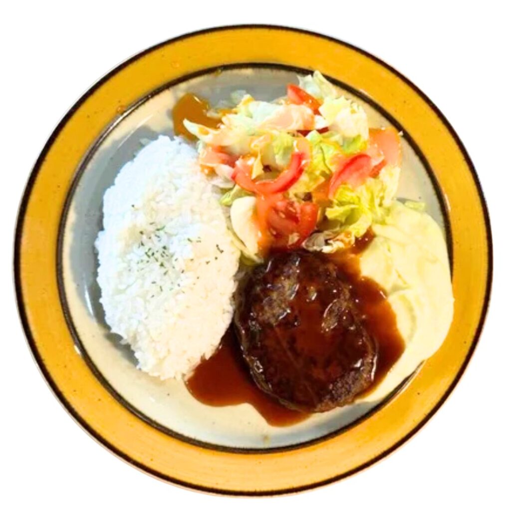 マッシュハンバーグランチ